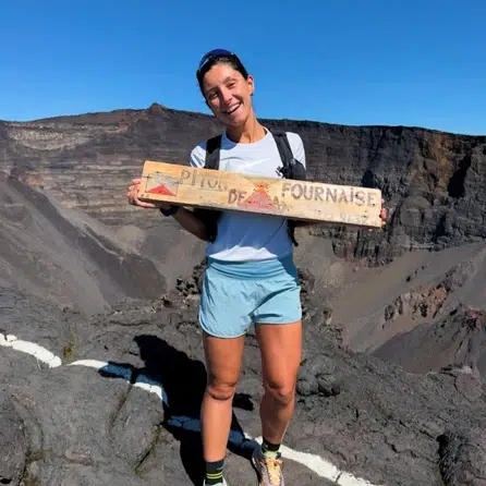 Affiche personnalisée de randonnée représentant un itinéraire en pleine nature