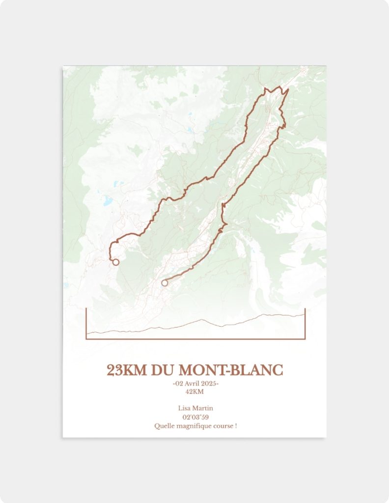 23km du Mont-Blanc